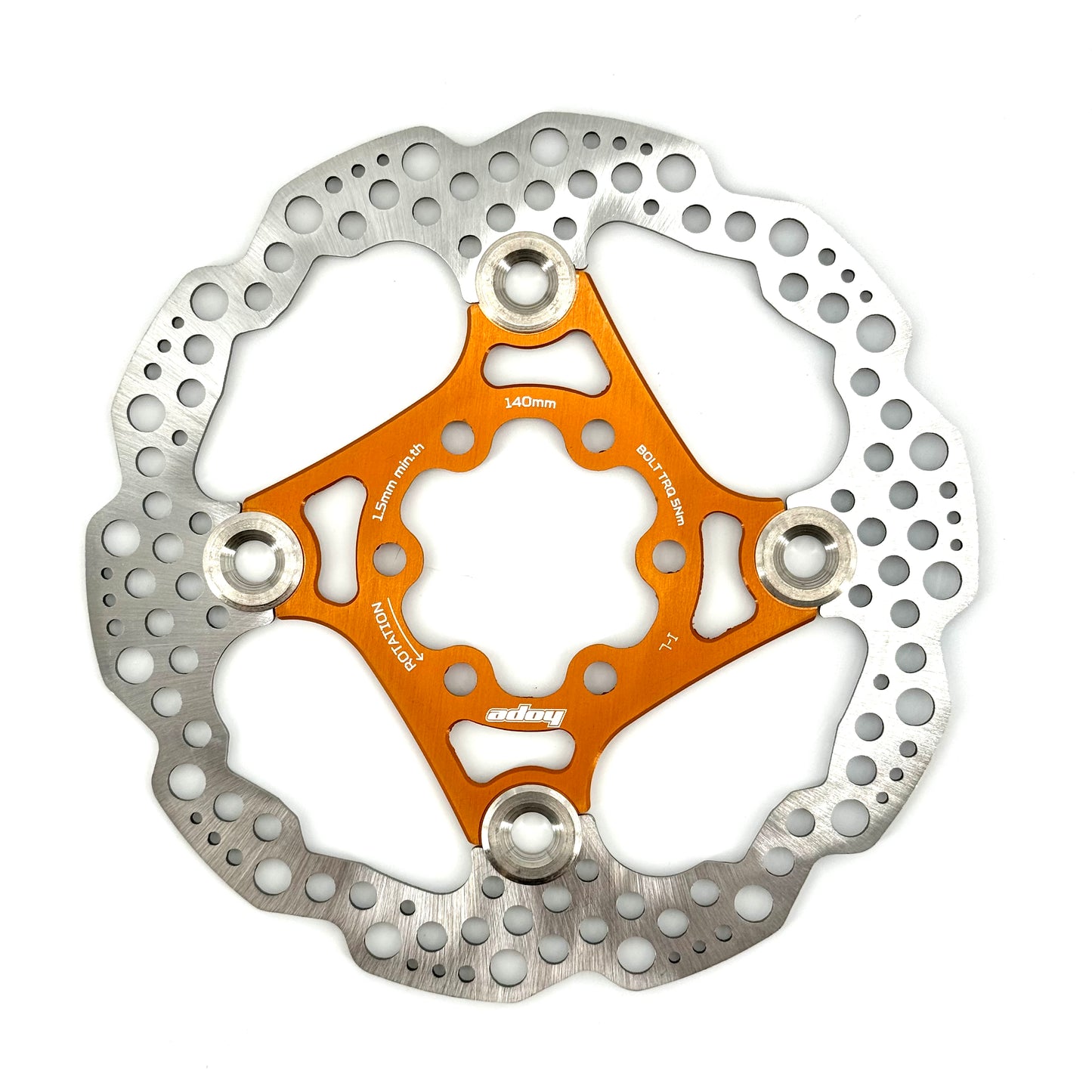 HOPE X2/E4/V4 Disco flutuante de 6 furos Laranja