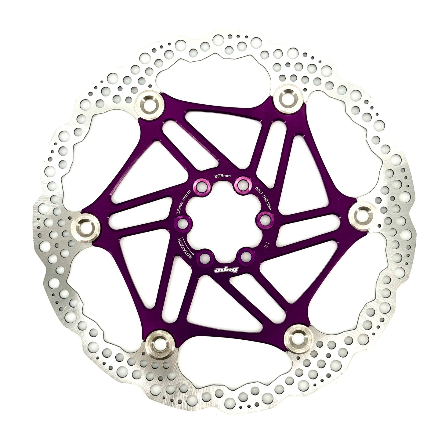 HOPE X2/E4/V4 Disco flutuante de 6 furos Violeta
