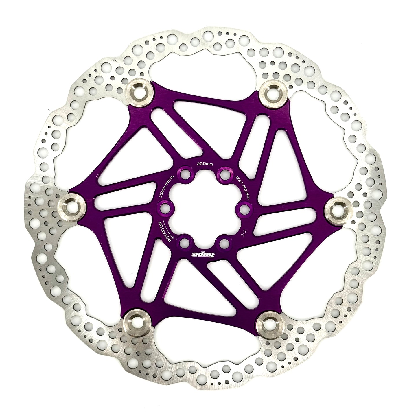 HOPE X2/E4/V4 Disco flutuante de 6 furos Violeta