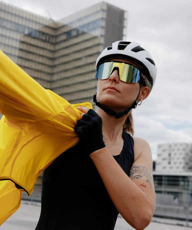 Óculos de proteção MAVIC MVS SHIELD Lente preta dourada/azul