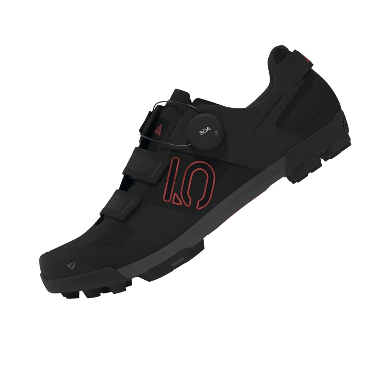 ADIDAS FIVE TEN KESTREL BOA Sapatos MTB Preto/Vermelho 2025
