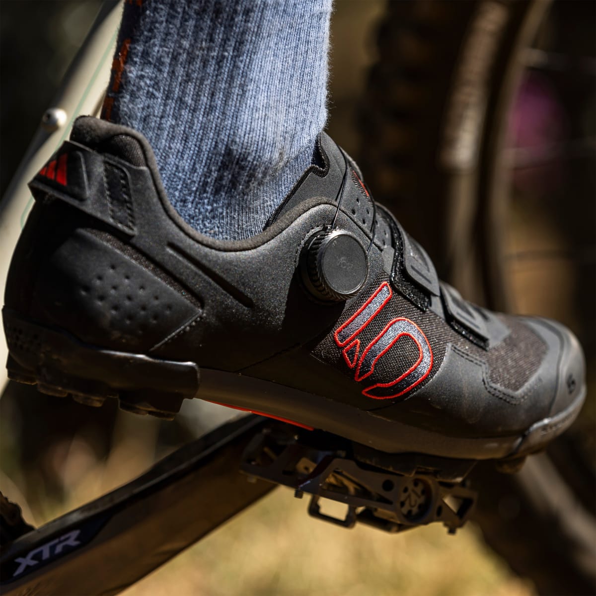 ADIDAS FIVE TEN KESTREL BOA Sapatos MTB Preto/Vermelho 2025