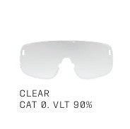 POC ELICIT Glasses + White Clarity Road Sunny Silver Lens