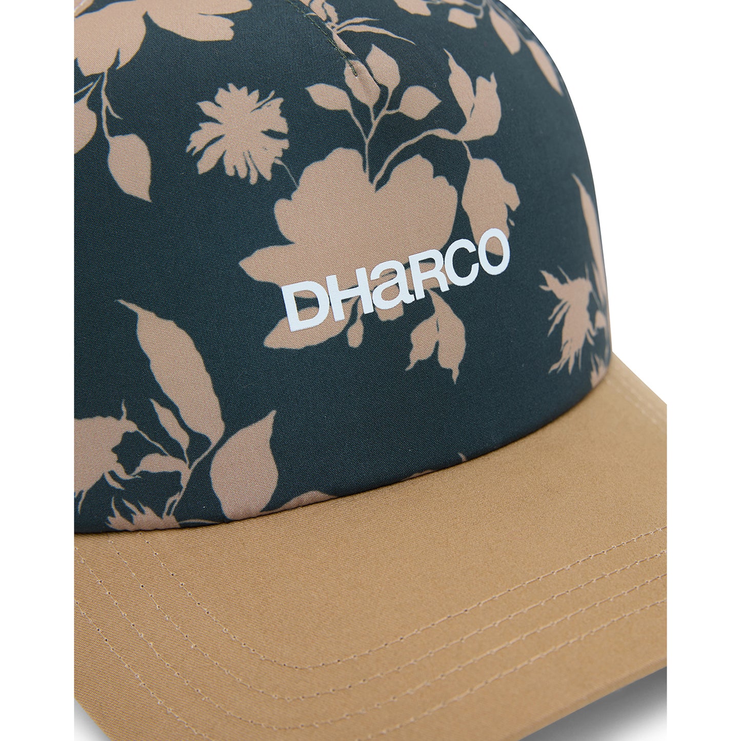 Boné DHARCO CURVED PEAK TRUCKER castanho/branco