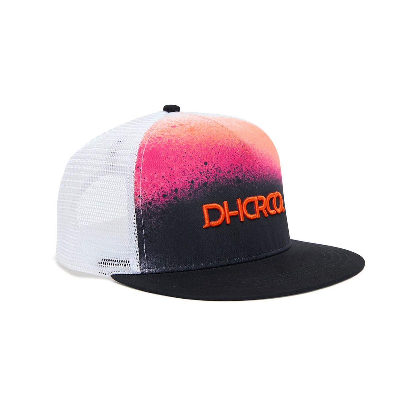 Boné DHARCO FLAT BRIM TRUCKER BLACK SNAKE Preto/Púrpura