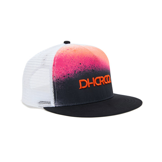 Boné DHARCO FLAT BRIM TRUCKER BLACK SNAKE Preto/Púrpura