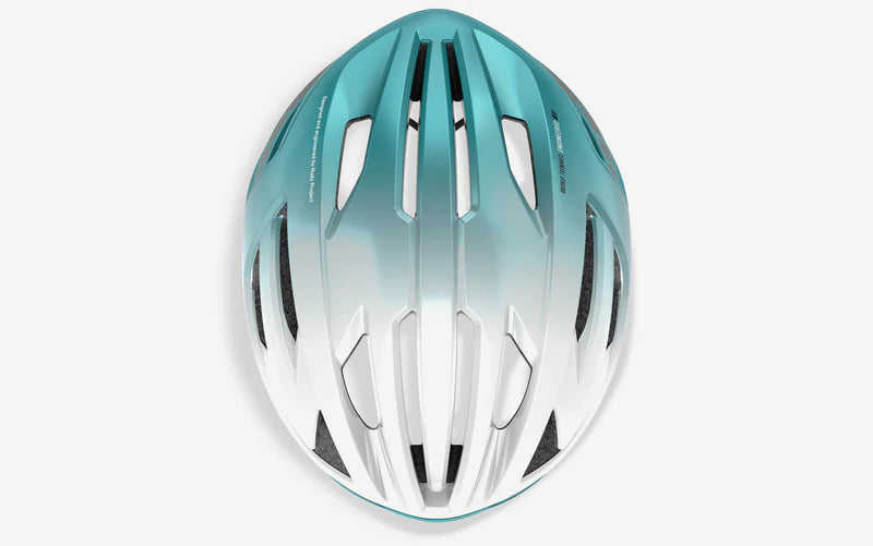 Capacete de estrada RUDY PROJECT EGOS Esmeralda/Branco