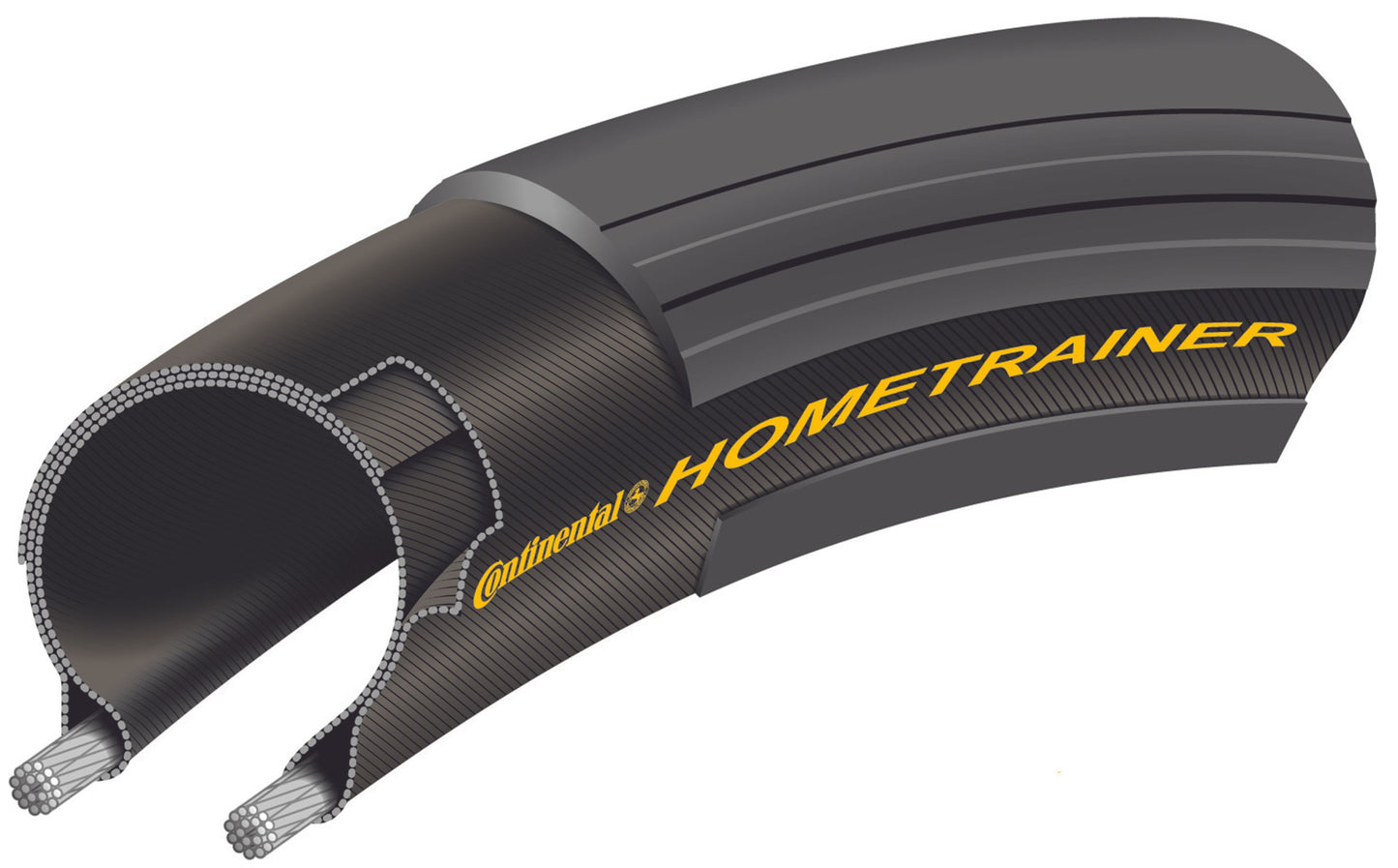 Início Pneu Trainer CONTINENTAL HOMETRAINER II 700x23c TuboTipo macio