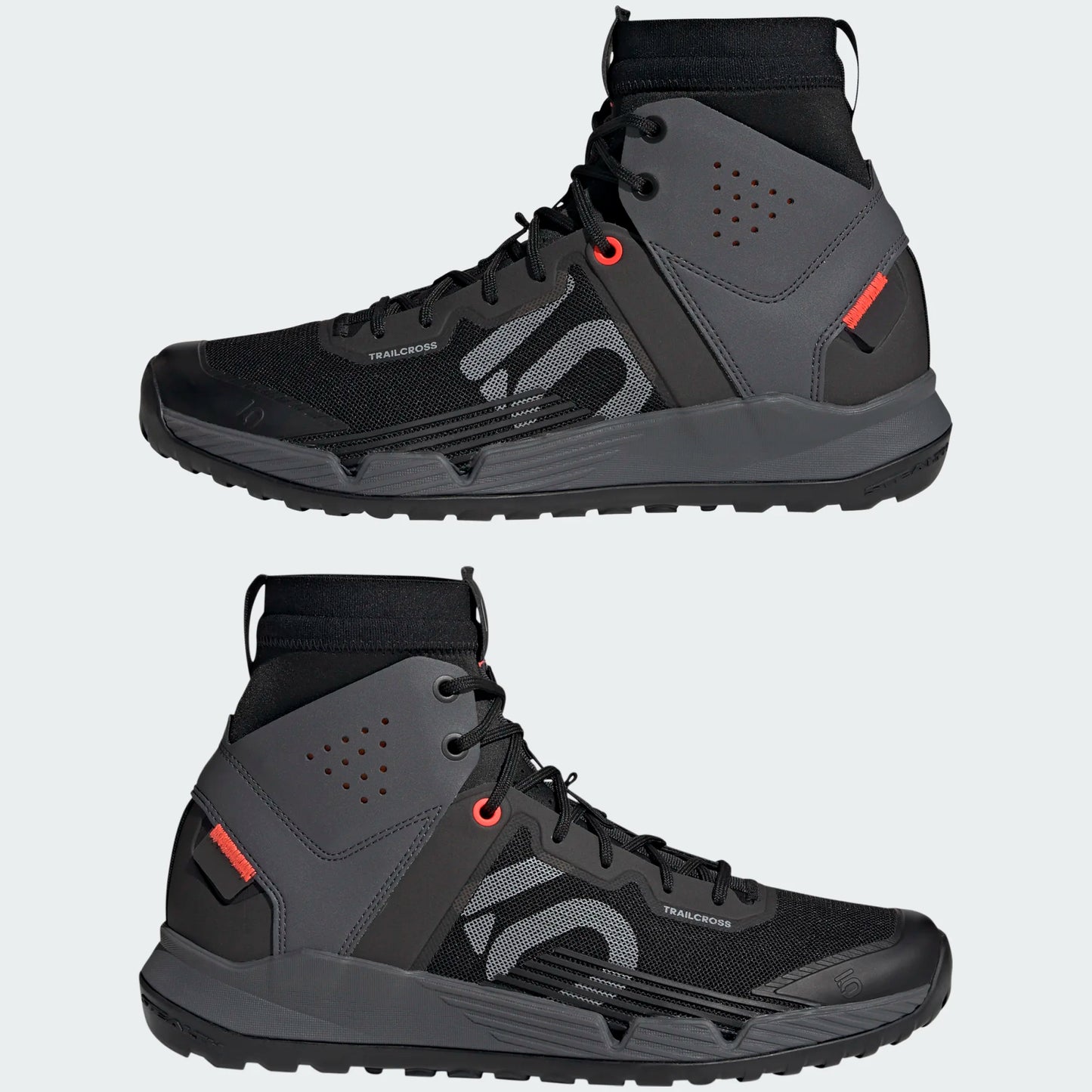 FIVE TEN TRAILCROSS MID PRO Sapatos MTB Preto/Cinza/Vermelho