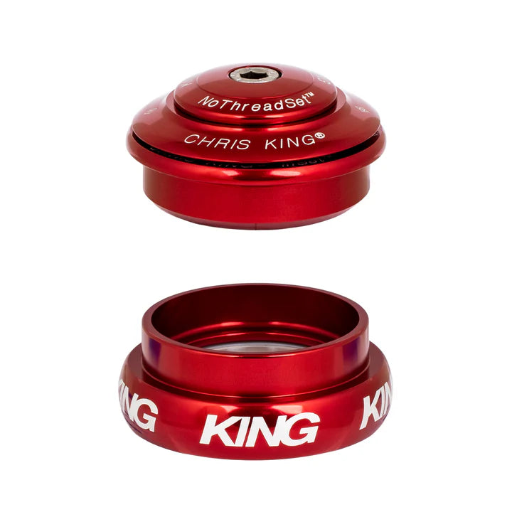Cabeças semi-integradas/externas CHRIS KING INSET 8 1"1/8-1"1/4 ZS44/EC44 Vermelho