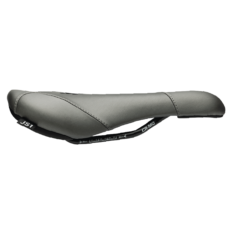 Selle Title JS1 gris graphite, vue de profil