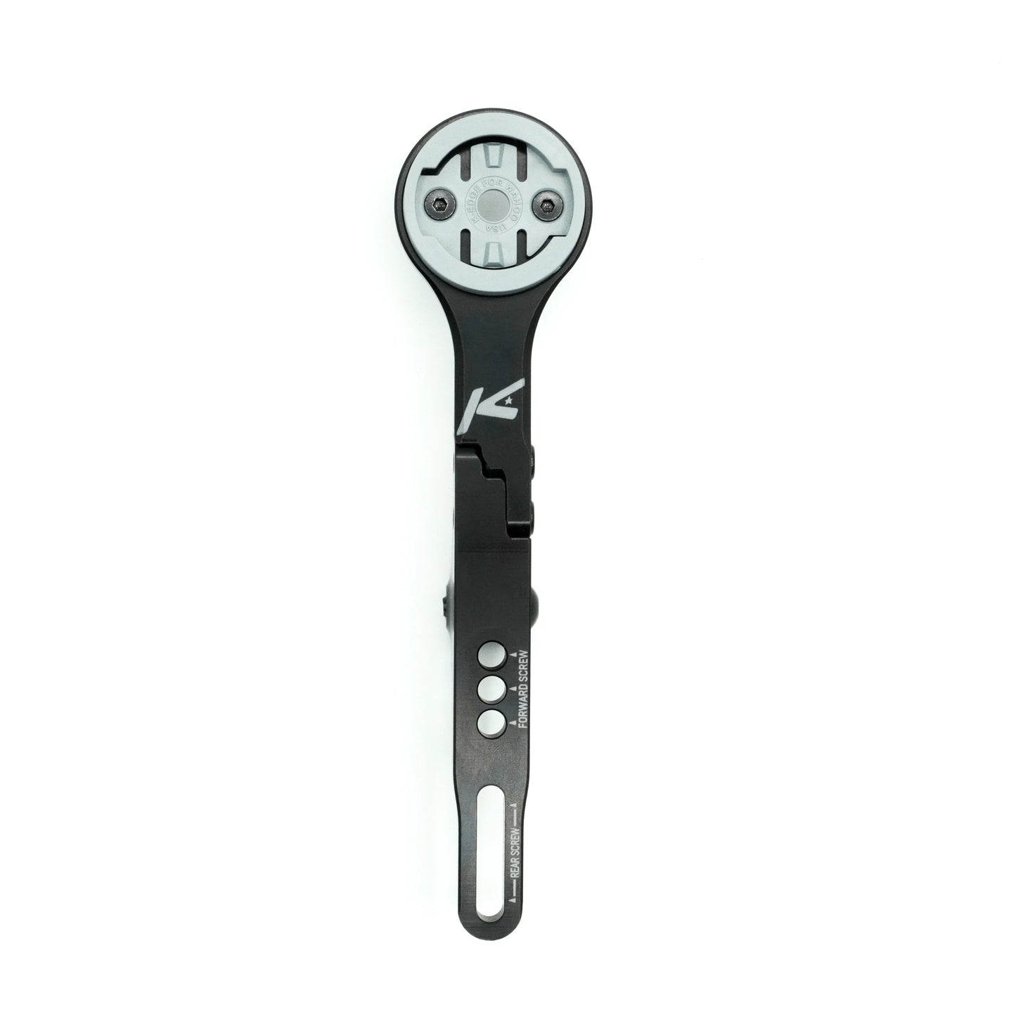 Suporte de guiador combinado K-EDGE WAHOO IHS XXL Combo Preto