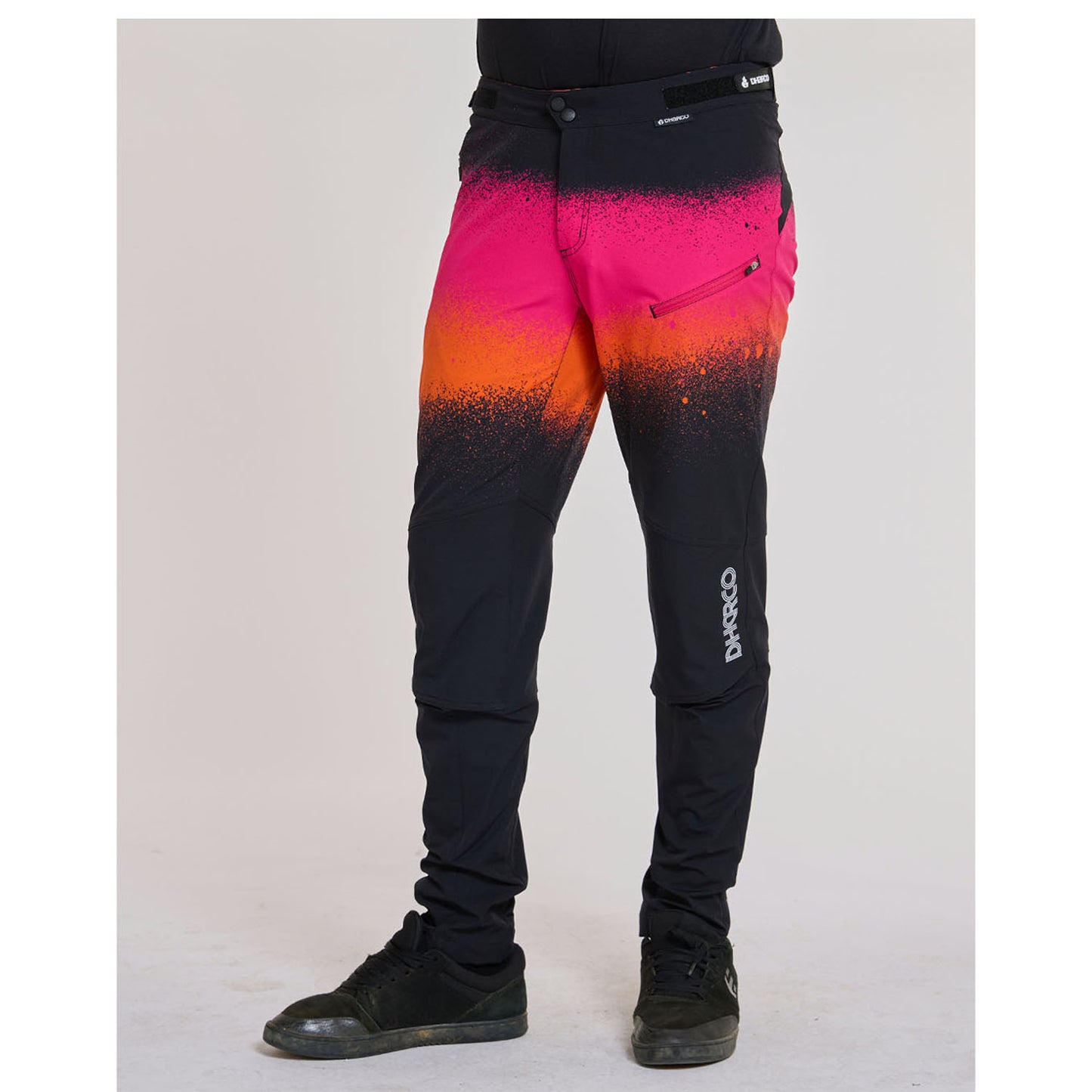 Calças DHARCO GRAVITY BLACK SNAKE Preto/Laranja