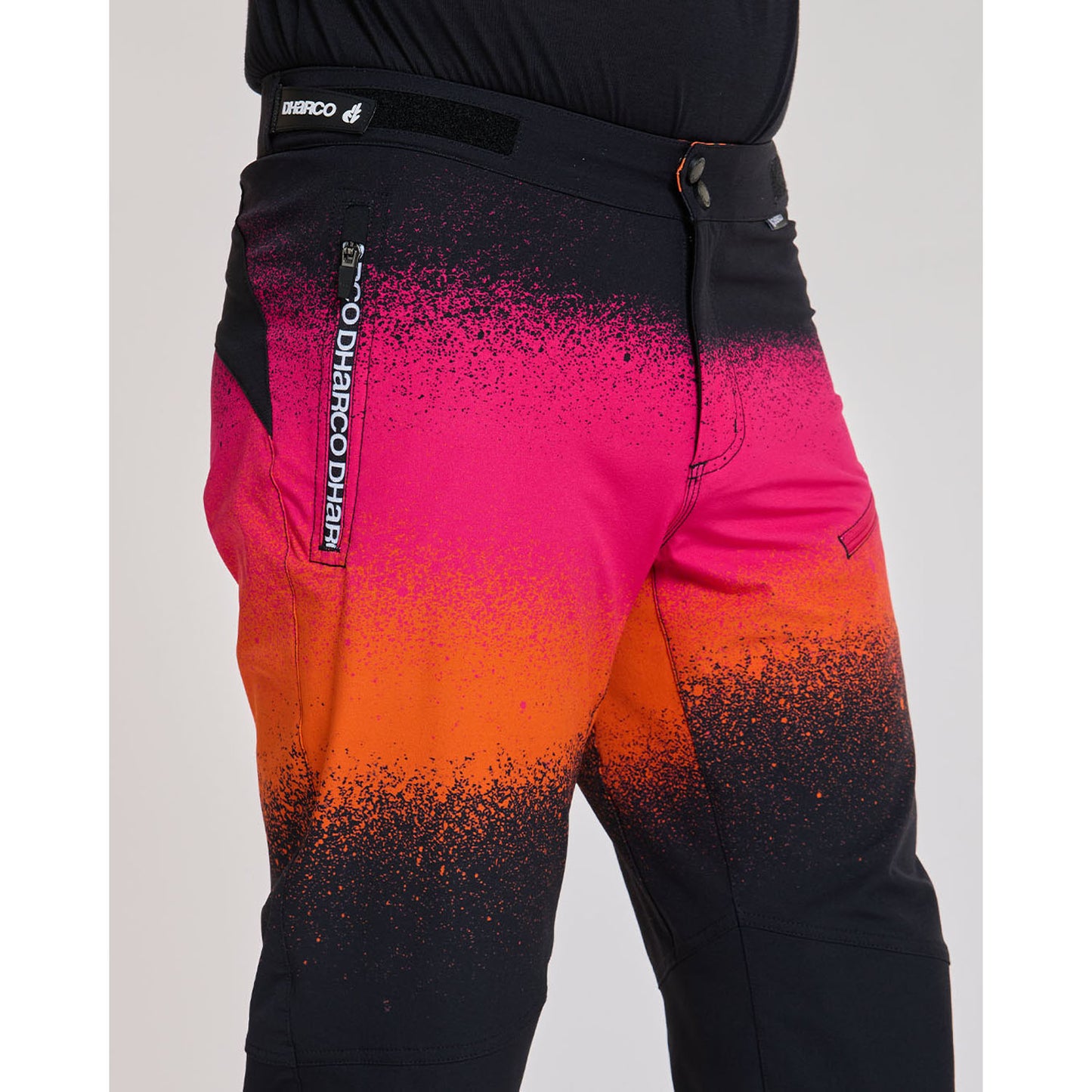 Calças DHARCO GRAVITY BLACK SNAKE Preto/Laranja