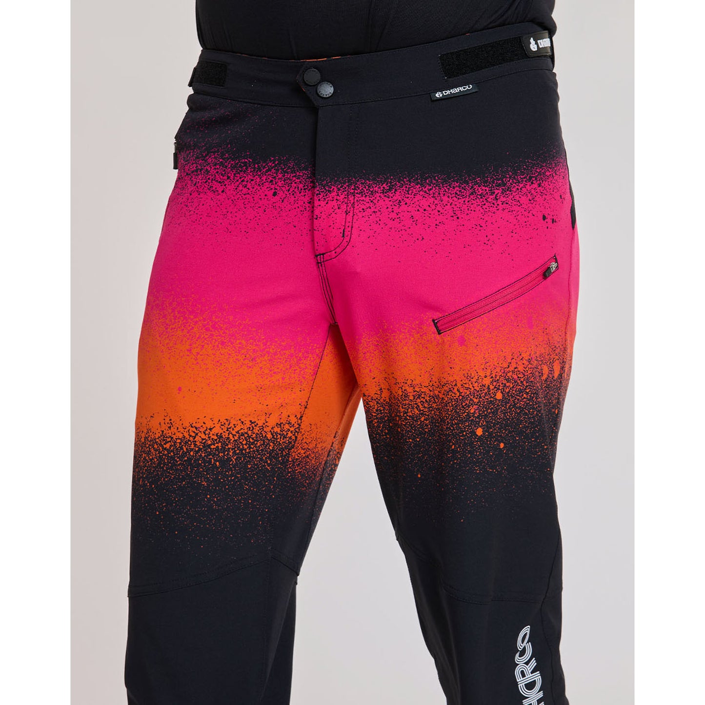 Calças DHARCO GRAVITY BLACK SNAKE Preto/Laranja