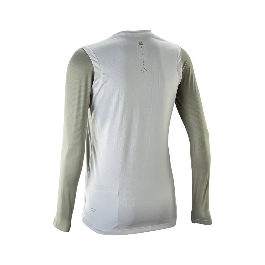 LEATT MTB Gravity 2.0 Jersey de manga comprida para senhora Branco