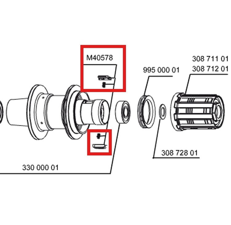FTSL MAVIC RELEASE KEY KIT (RODAS DE ESTRADA)