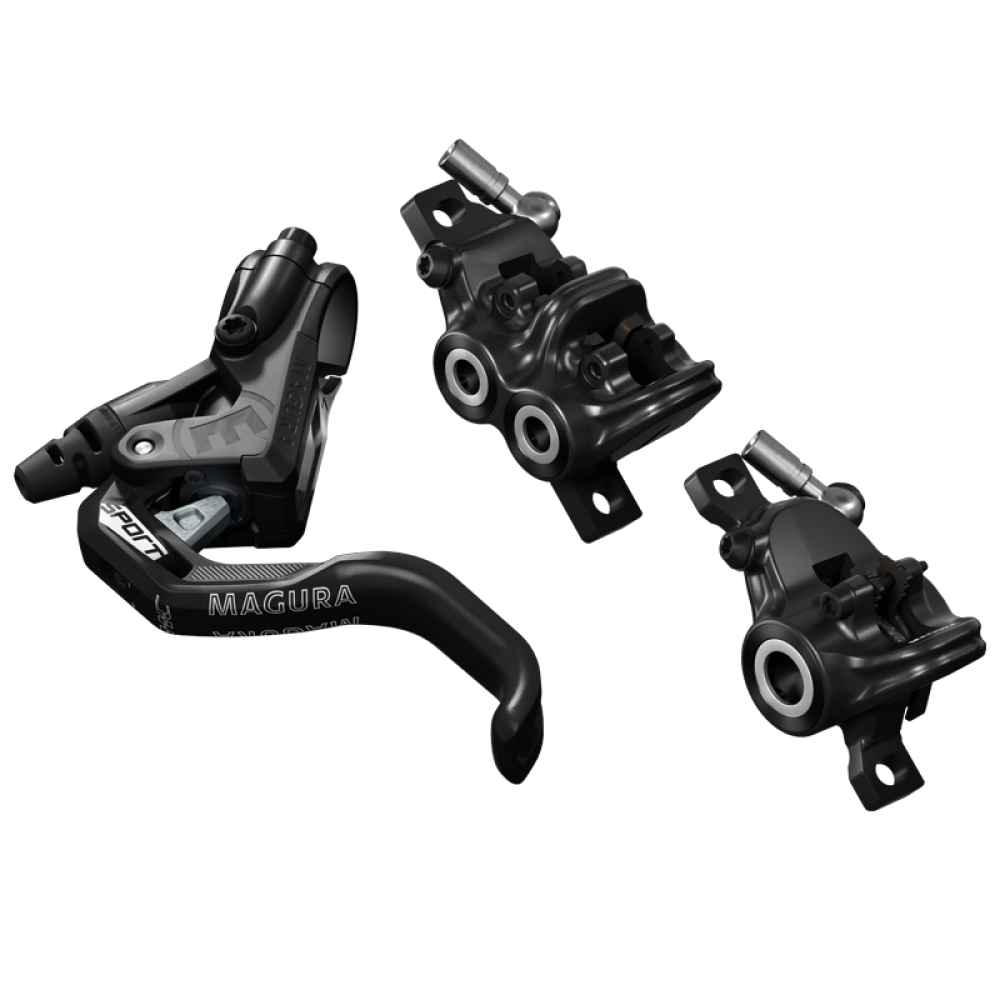 Par de travões MAGURA MT TRAIL SPORT DISKLESS Preto