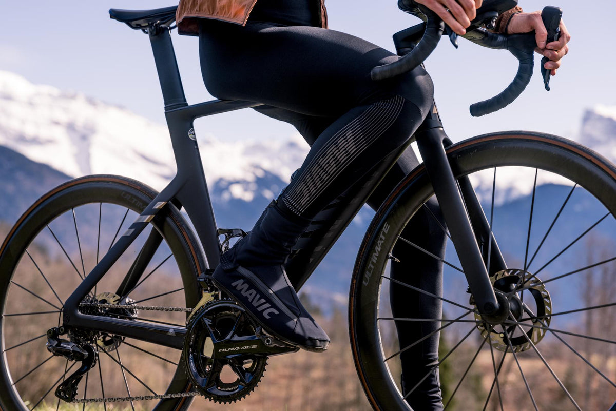Culote Longo com Suspensórios MAVIC COSMIC THERMO Preto