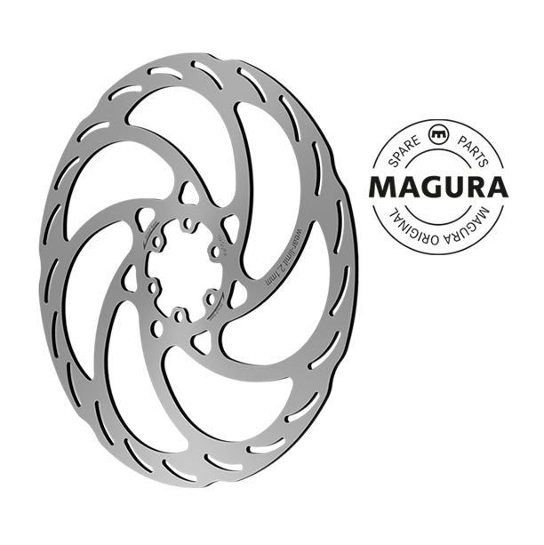 MAGURA MDR-S 2.5mm 6 Hole Disc Prata