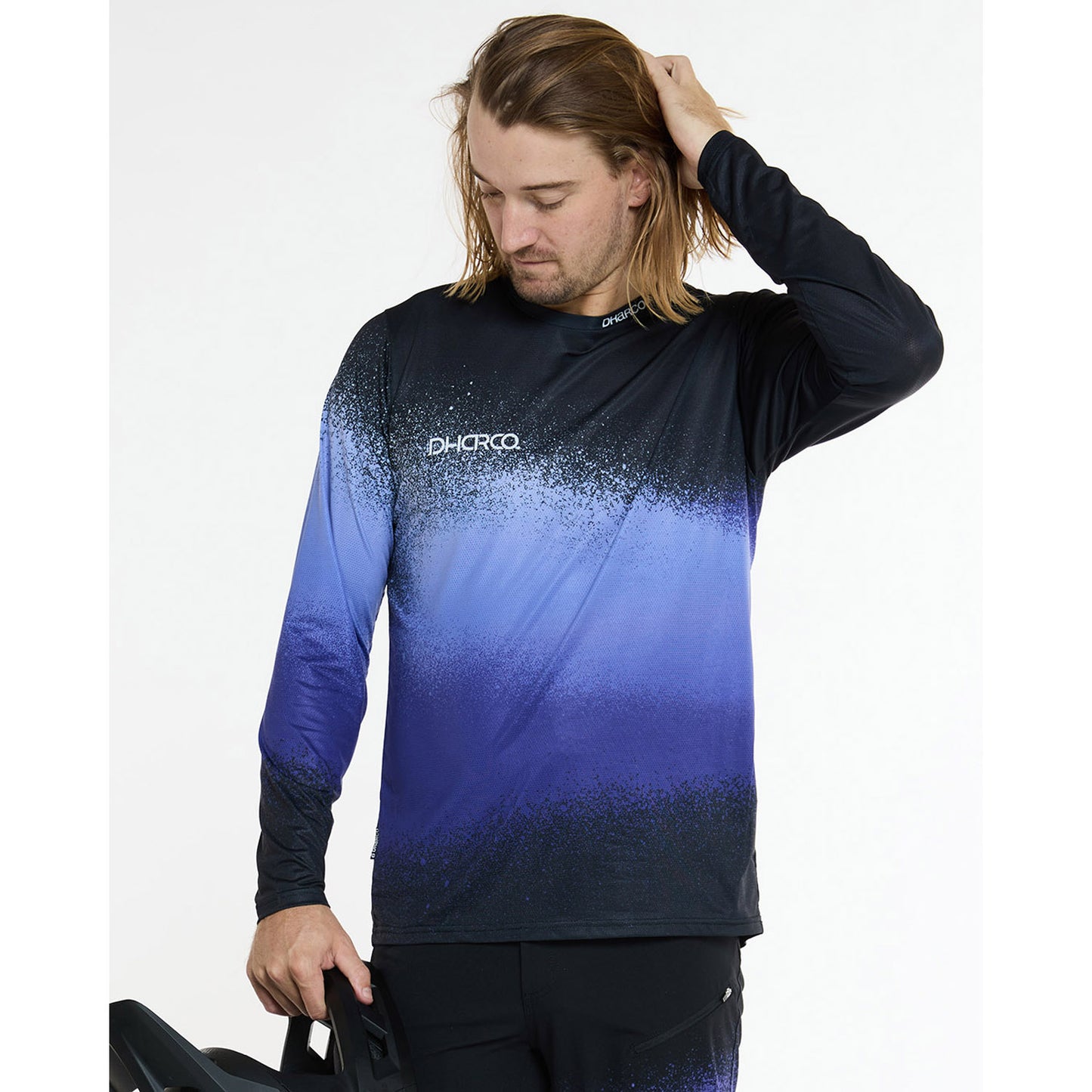 DHARCO ULTRA VIOLET Camisola de manga comprida Preto/Púrpura