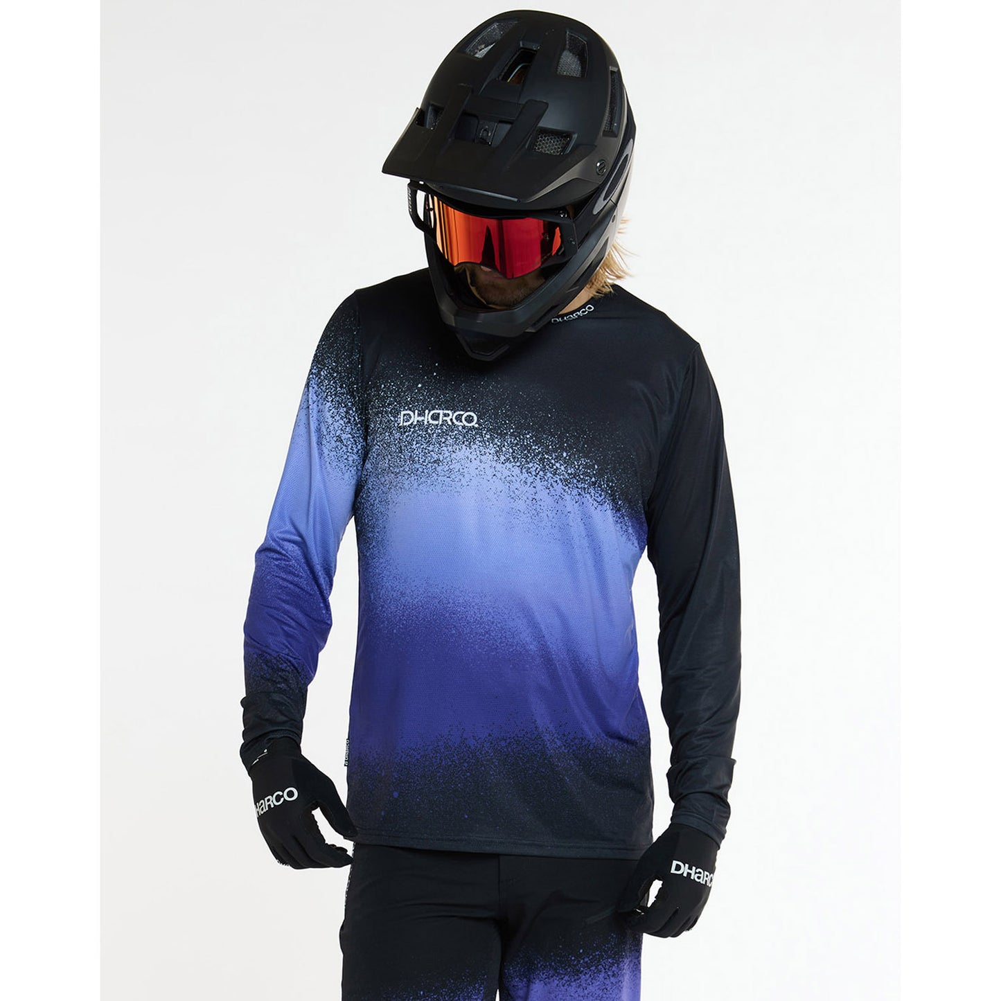 DHARCO ULTRA VIOLET Camisola de manga comprida Preto/Púrpura