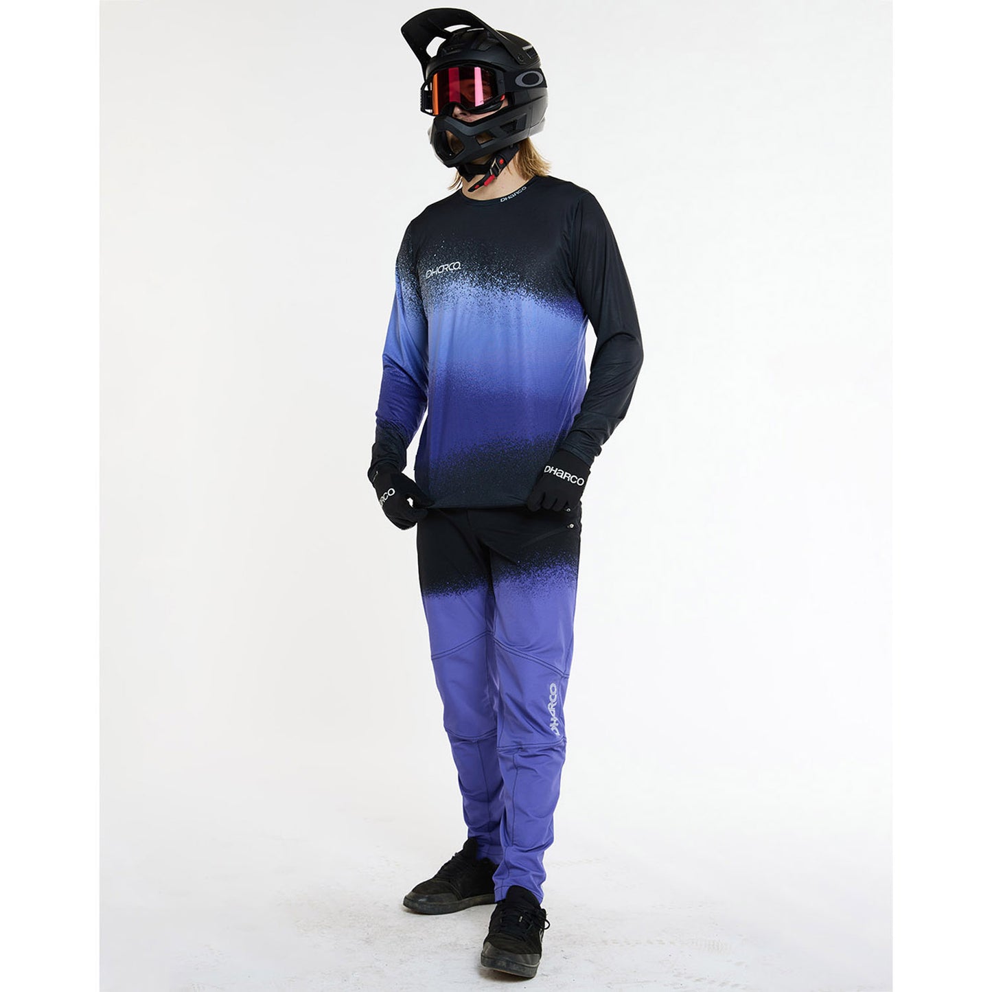 DHARCO ULTRA VIOLET Camisola de manga comprida Preto/Púrpura