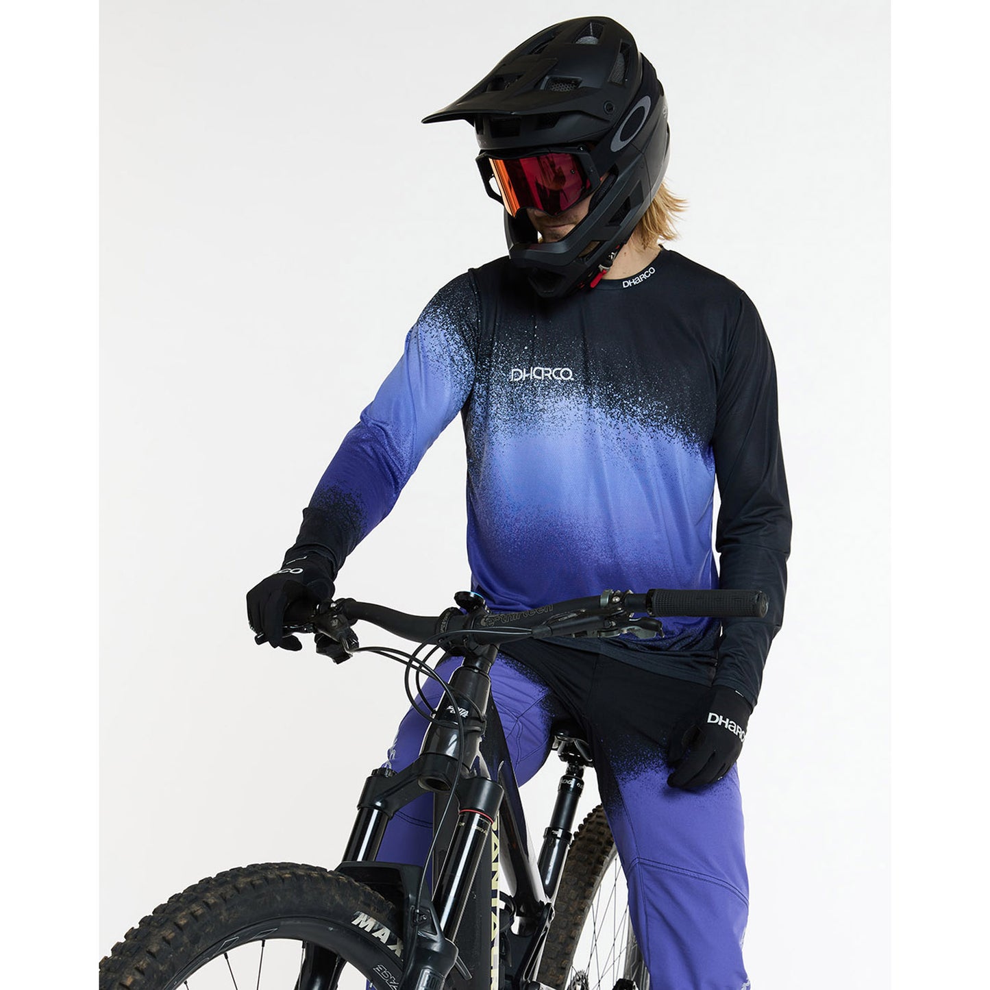 DHARCO ULTRA VIOLET Camisola de manga comprida Preto/Púrpura