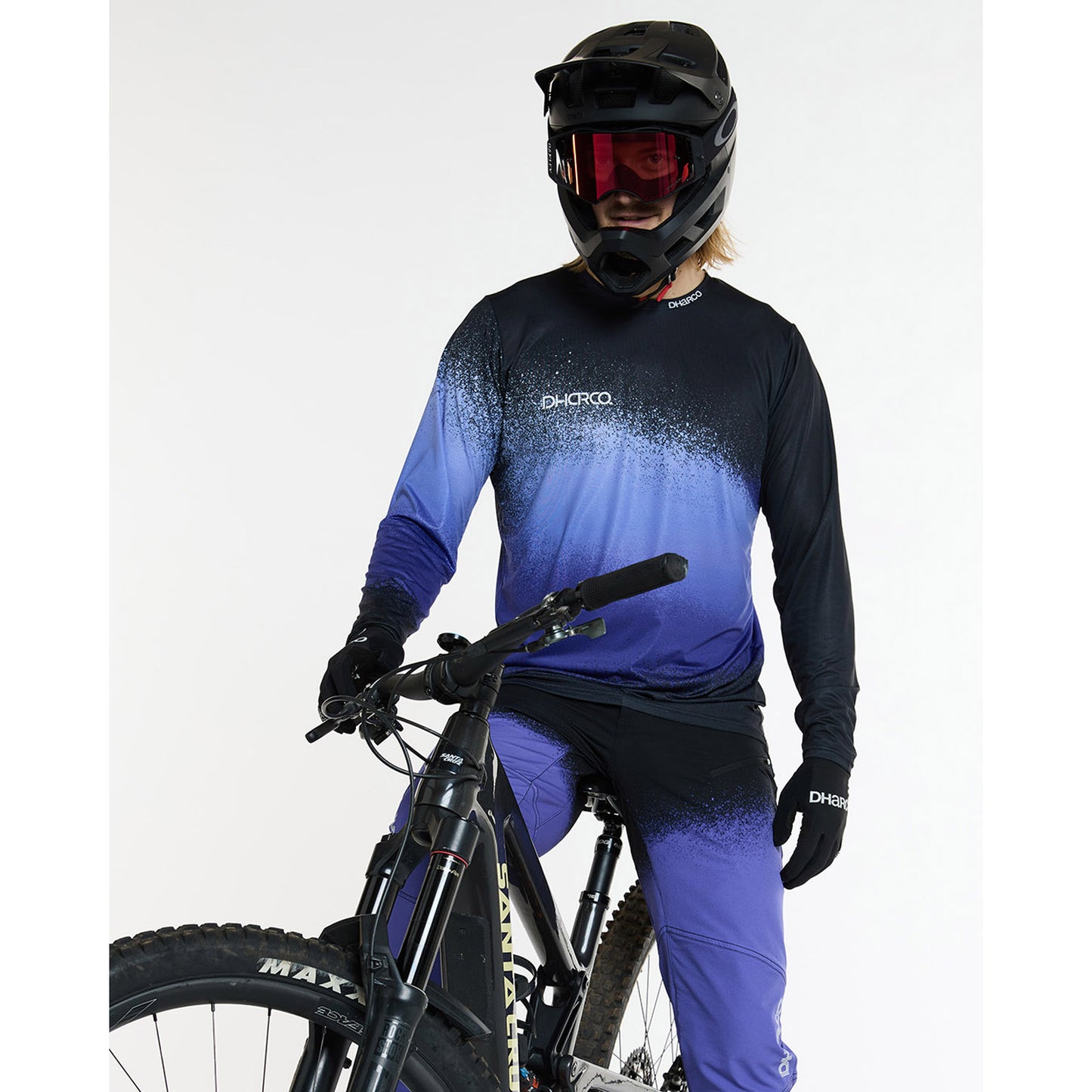 DHARCO ULTRA VIOLET Camisola de manga comprida Preto/Púrpura