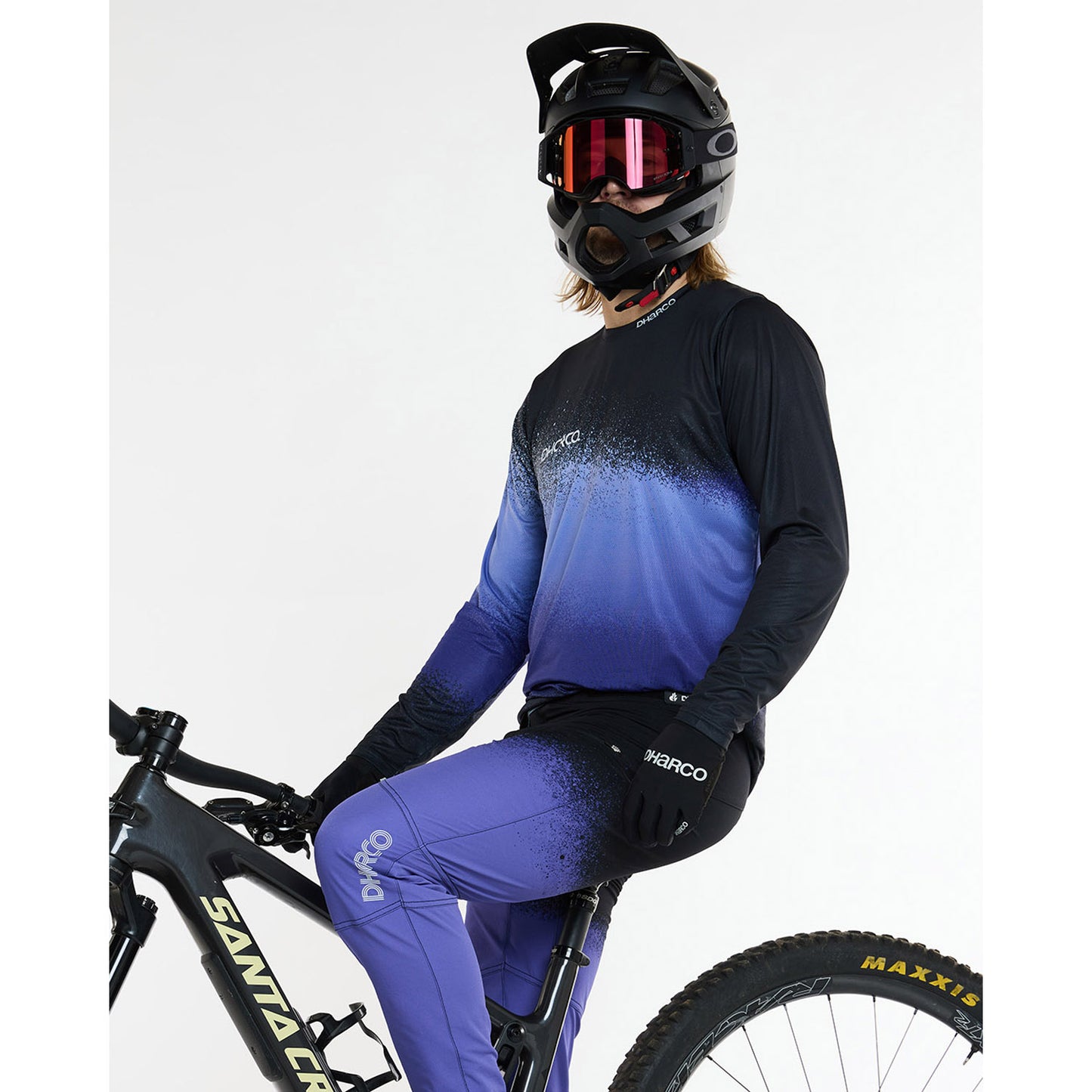 DHARCO ULTRA VIOLET Camisola de manga comprida Preto/Púrpura