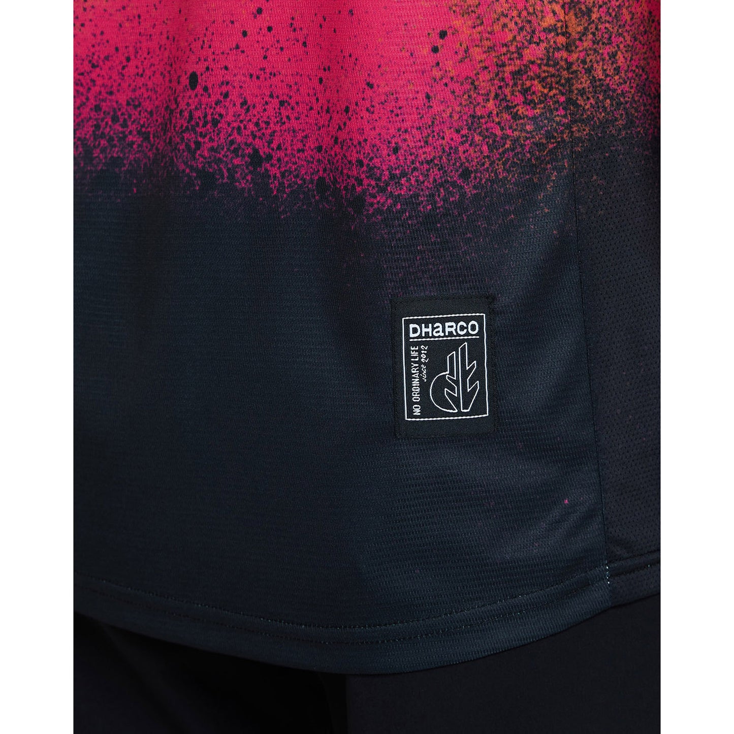 DHARCO BLACK SNAKE Camisola de manga curta Preto/Laranja