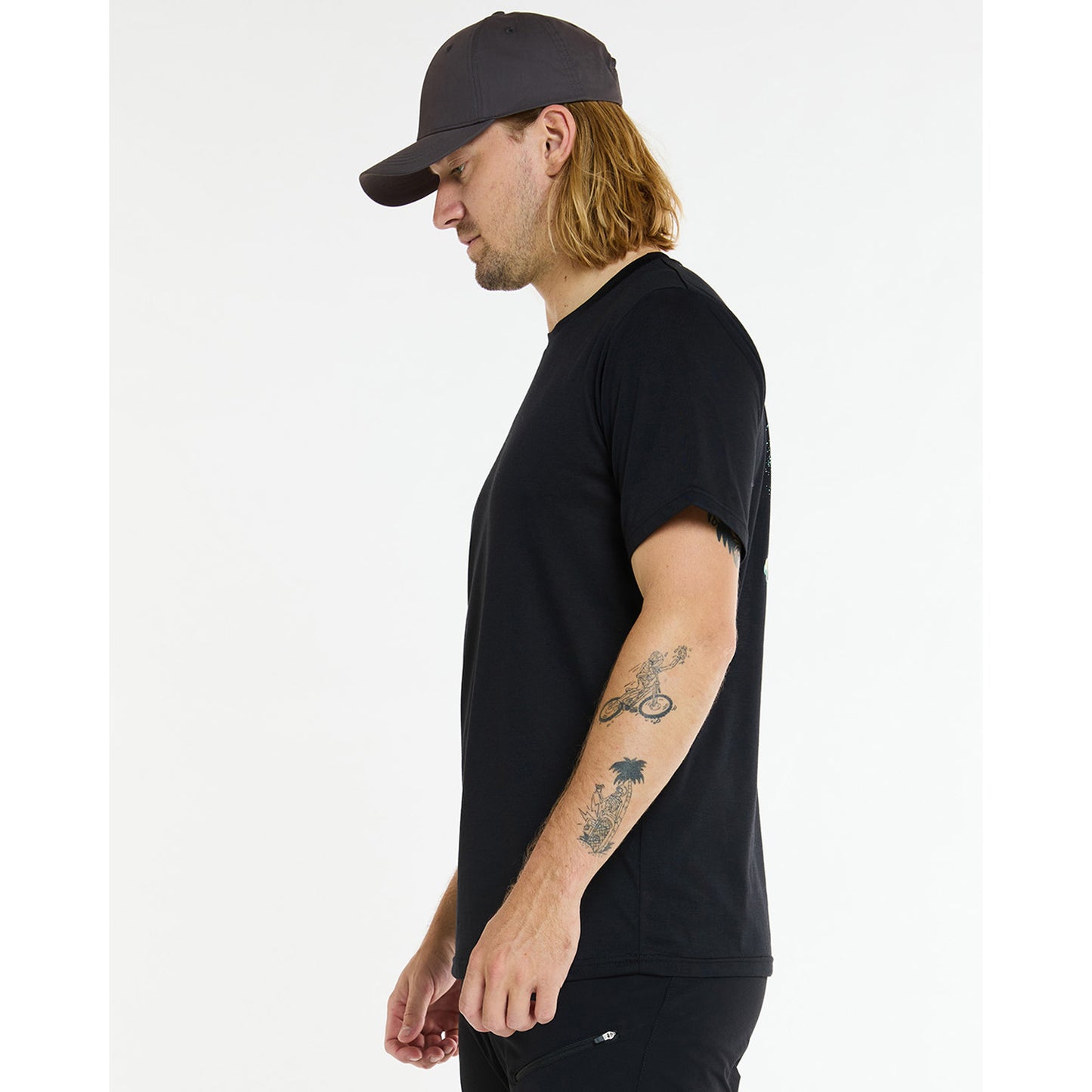 DHARCO EDDIE Camisola de manga curta TECH TEE Preto