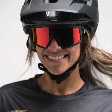 LEATT MADVIZ ONE Glasses Preto/Branco IRIZ Vermelho 15 VLT