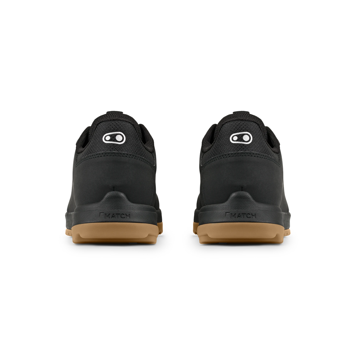 Sapatos de BTT CRANKBROTHERS MALLET TRAIL LACE CLIP Preto/Borracha — vista traseira