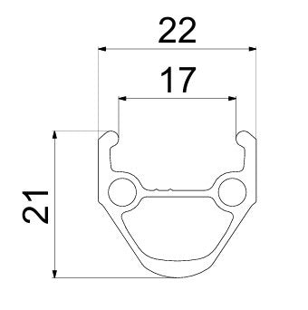 Roda dianteira MAVIC ACCESS R17