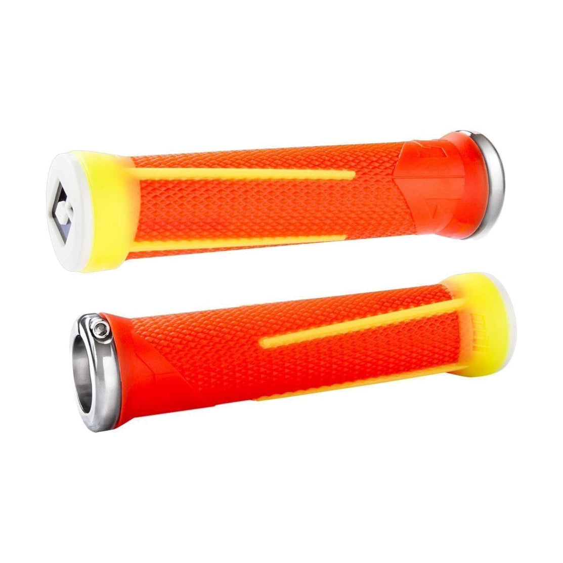 Grips ODI AARON GWIN Lock-On 135 mm Laranja