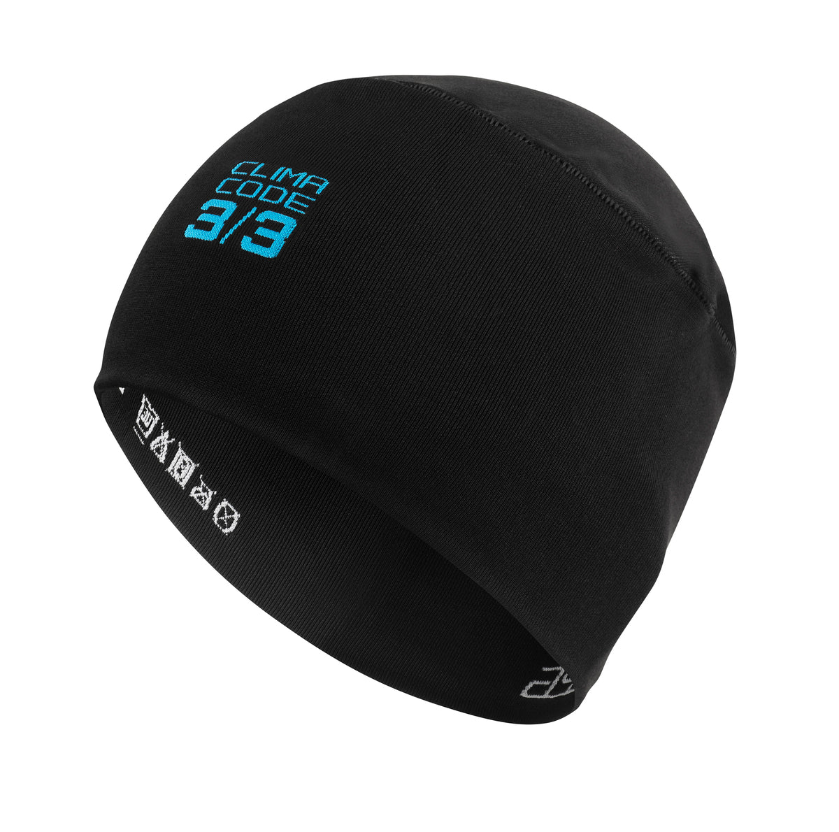 Gorro ASSOS WINTER sob o capacete Preto