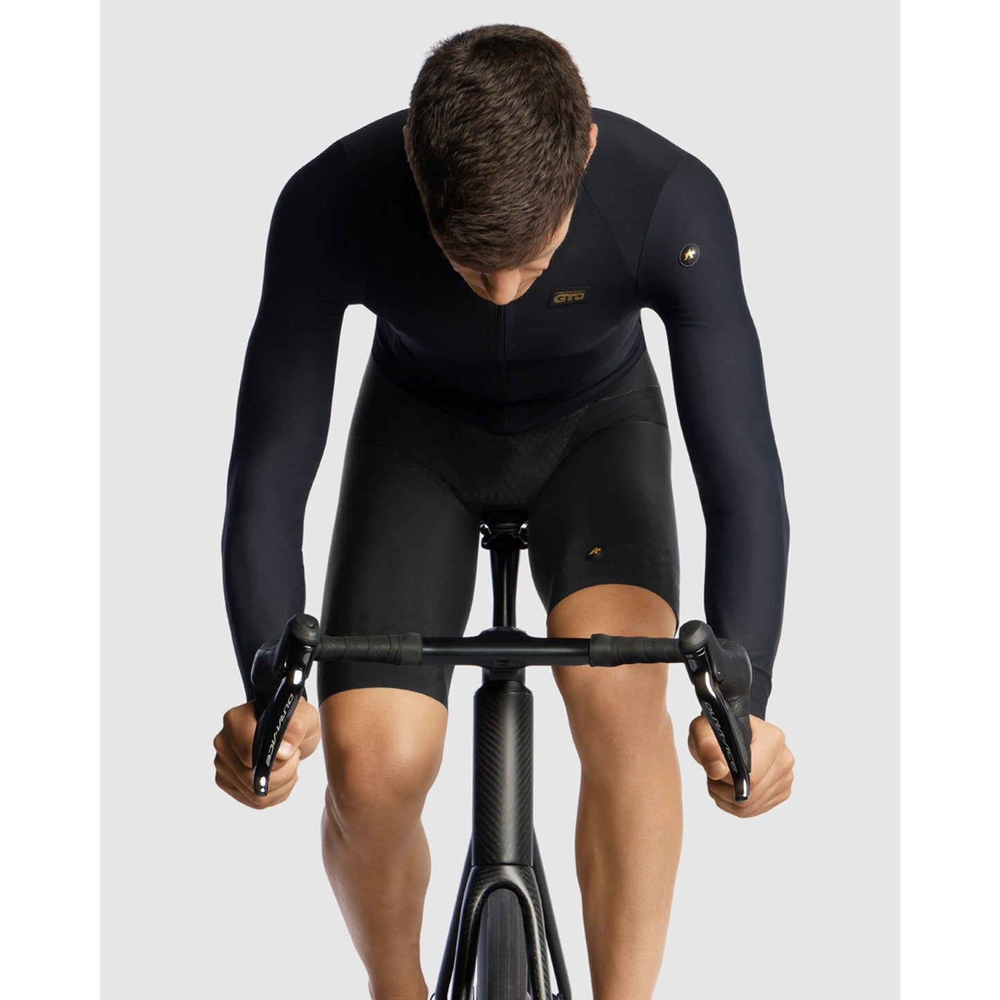 ASSOS MILLE GTO Manga comprida C2 Preto Series Jersey