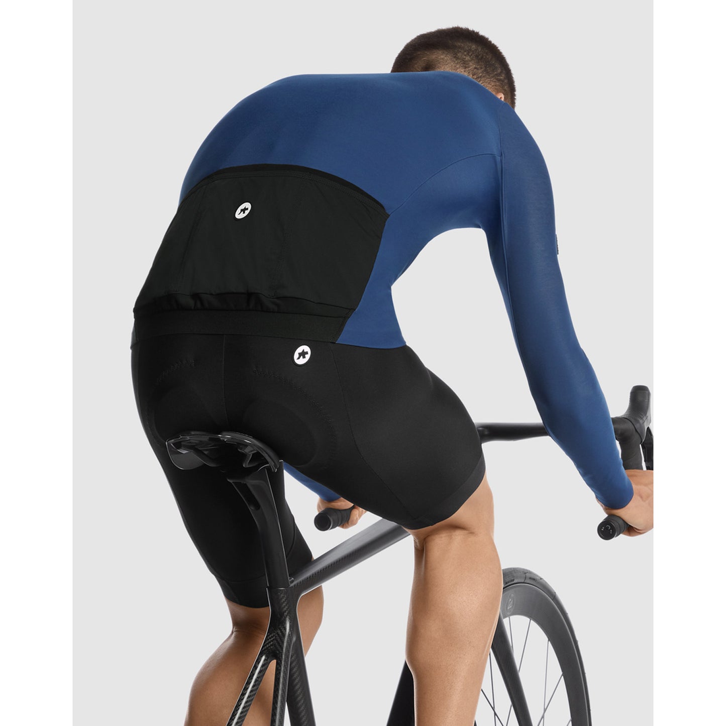 ASSOS MILLE GT Manga comprida C2 Camisola azul pedra