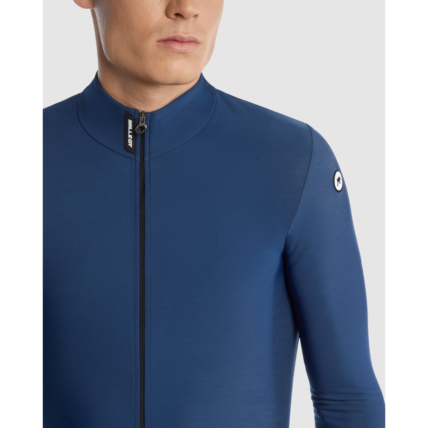 ASSOS MILLE GT Manga comprida C2 Camisola azul pedra