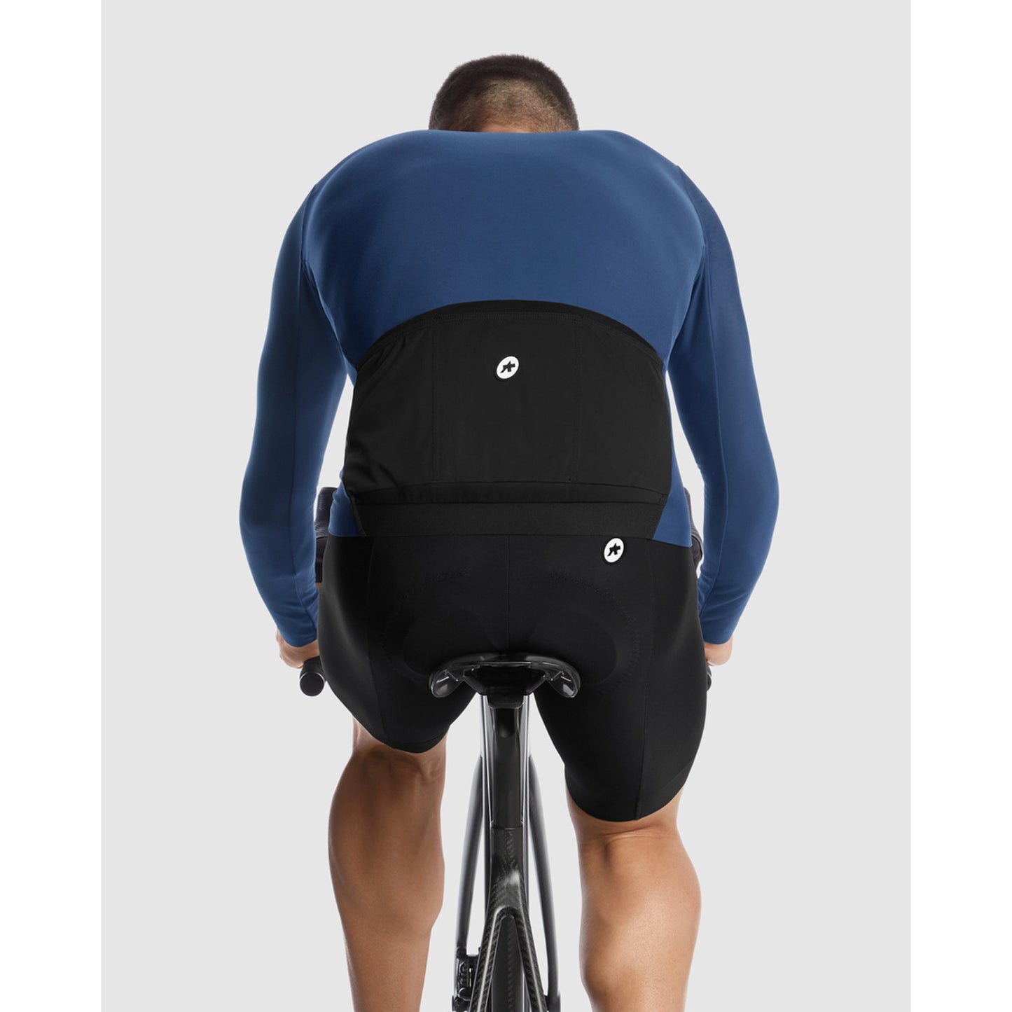 ASSOS MILLE GT Manga comprida C2 Camisola azul pedra