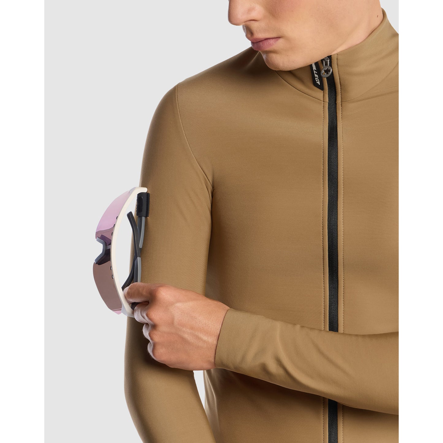 ASSOS MILLE GT Manga comprida C2 Cinza Bronze Jersey