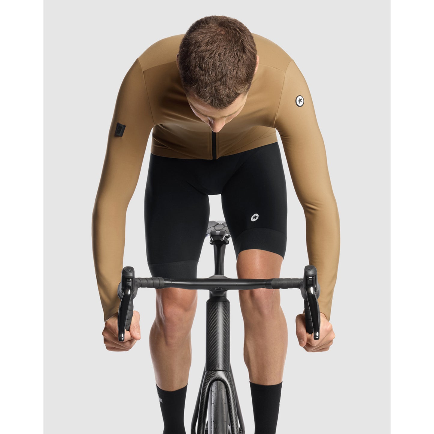 ASSOS MILLE GT Manga comprida C2 Cinza Bronze Jersey