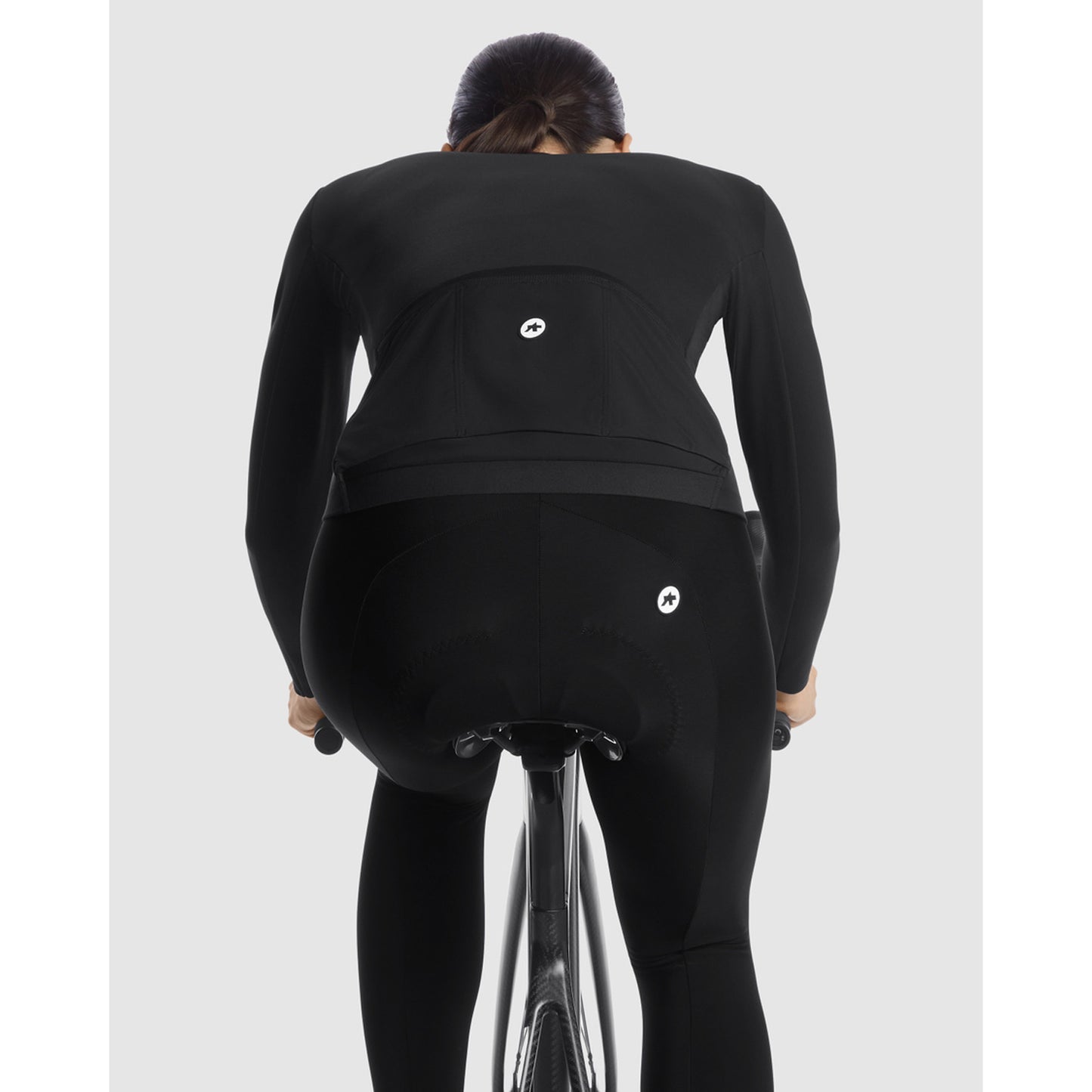 ASSOS UMA GT C2 Camisola de manga comprida para mulher Série preta