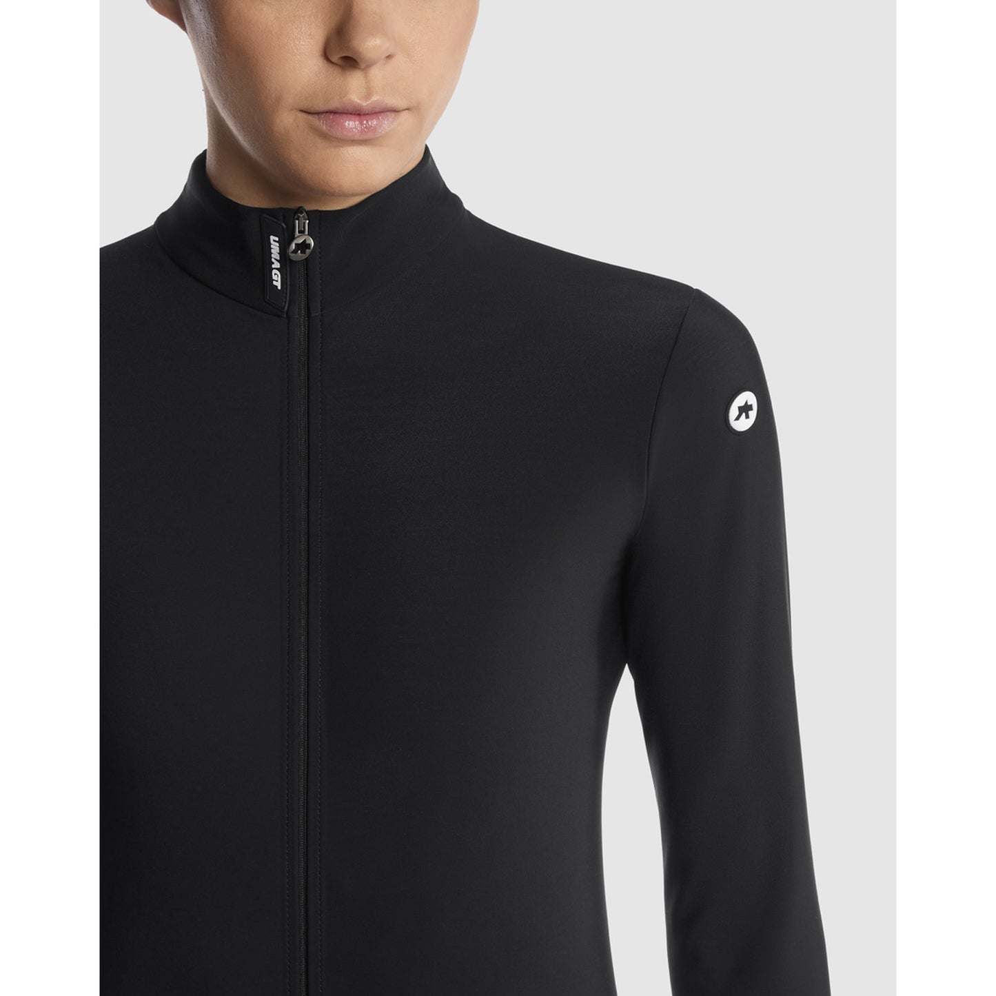 ASSOS UMA GT C2 Camisola de manga comprida para mulher Série preta
