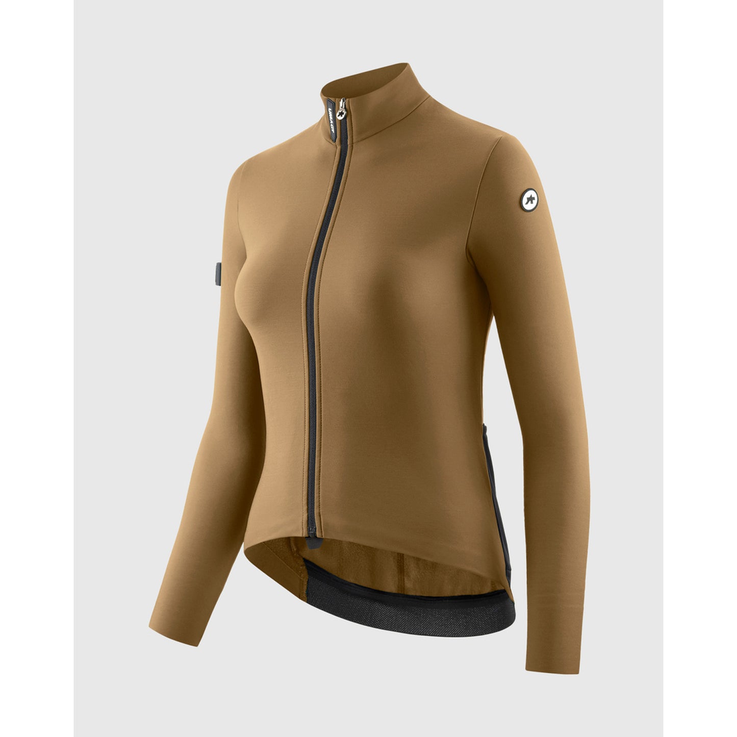 ASSOS UMA GT C2 Camisola de manga comprida para mulher Cinza bronze