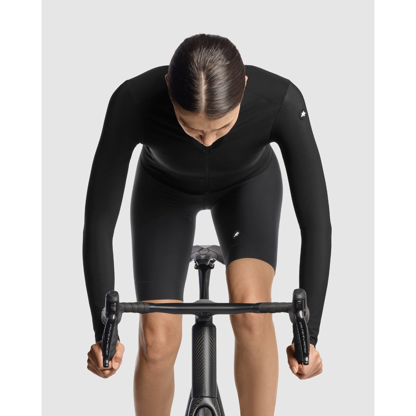 ASSOS DYORA R S11 Camisola de manga comprida para mulher Série preta