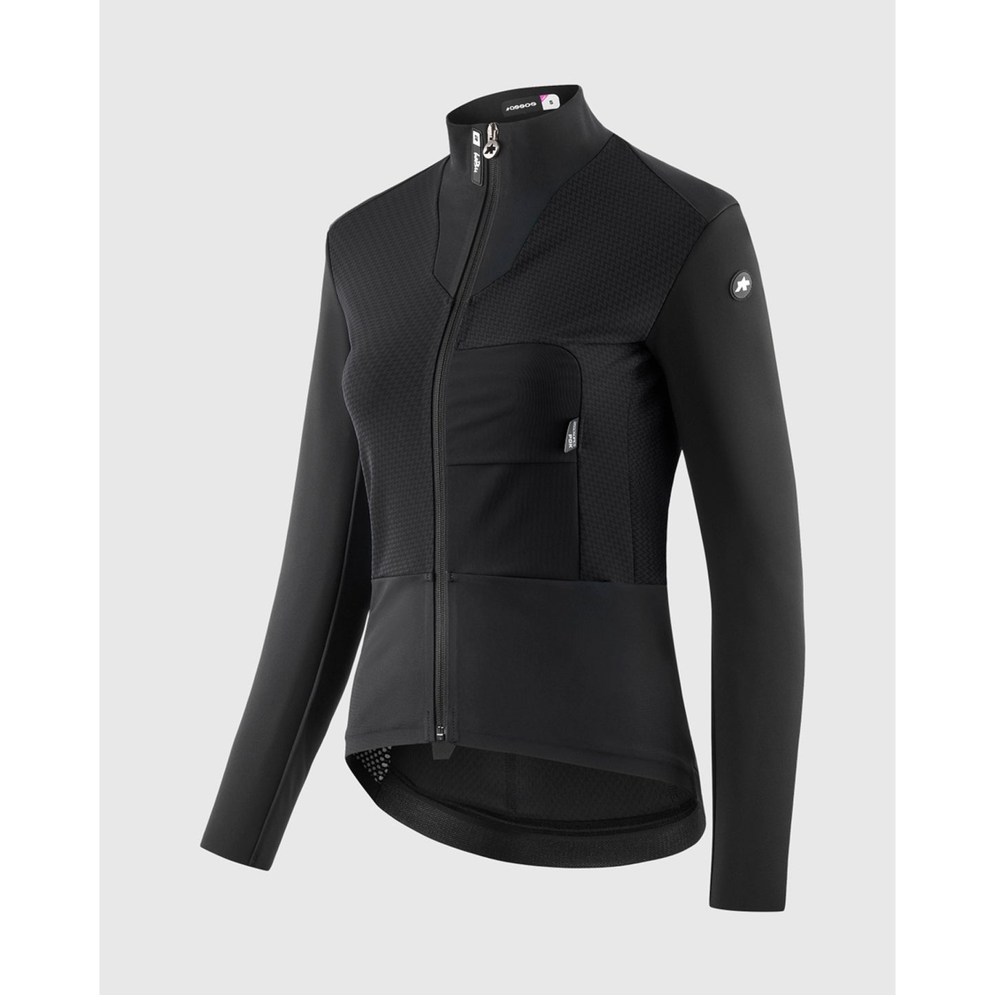 Casaco preto ASSOS DYORA R S11 para mulher