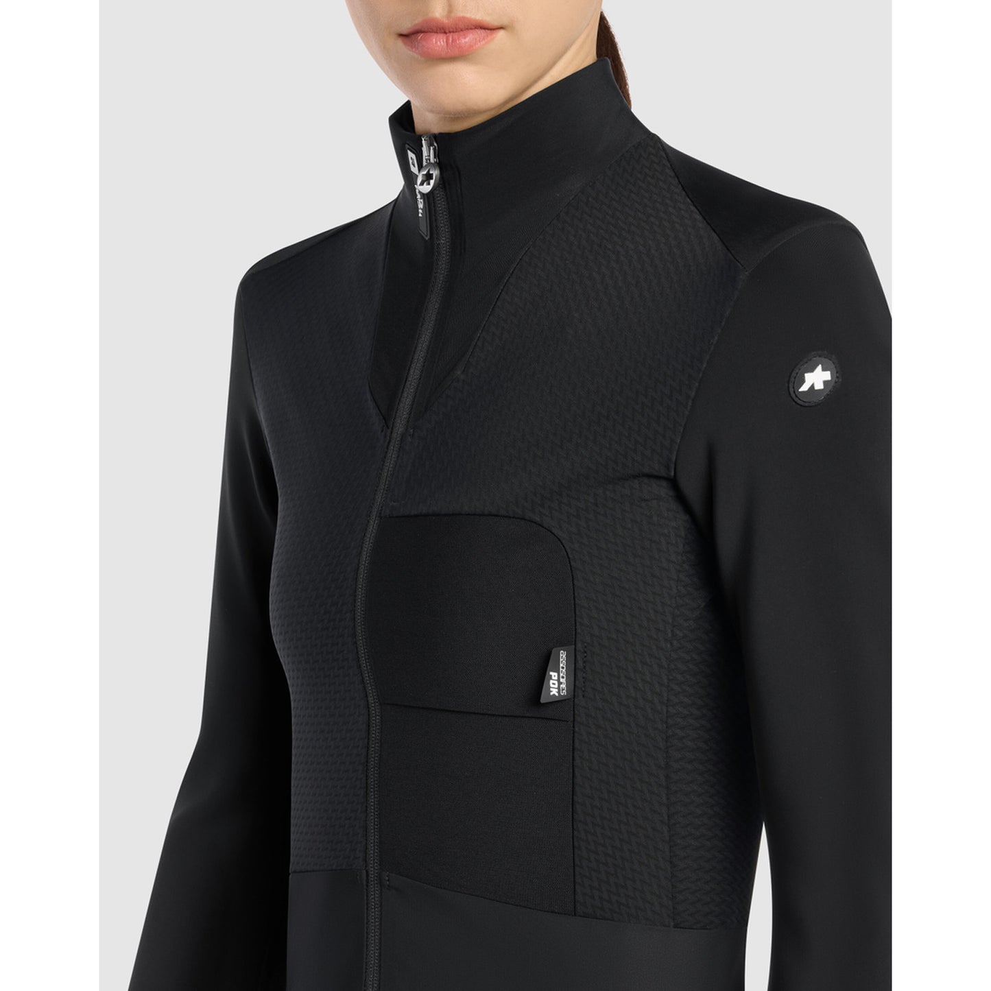Casaco preto ASSOS DYORA R S11 para mulher