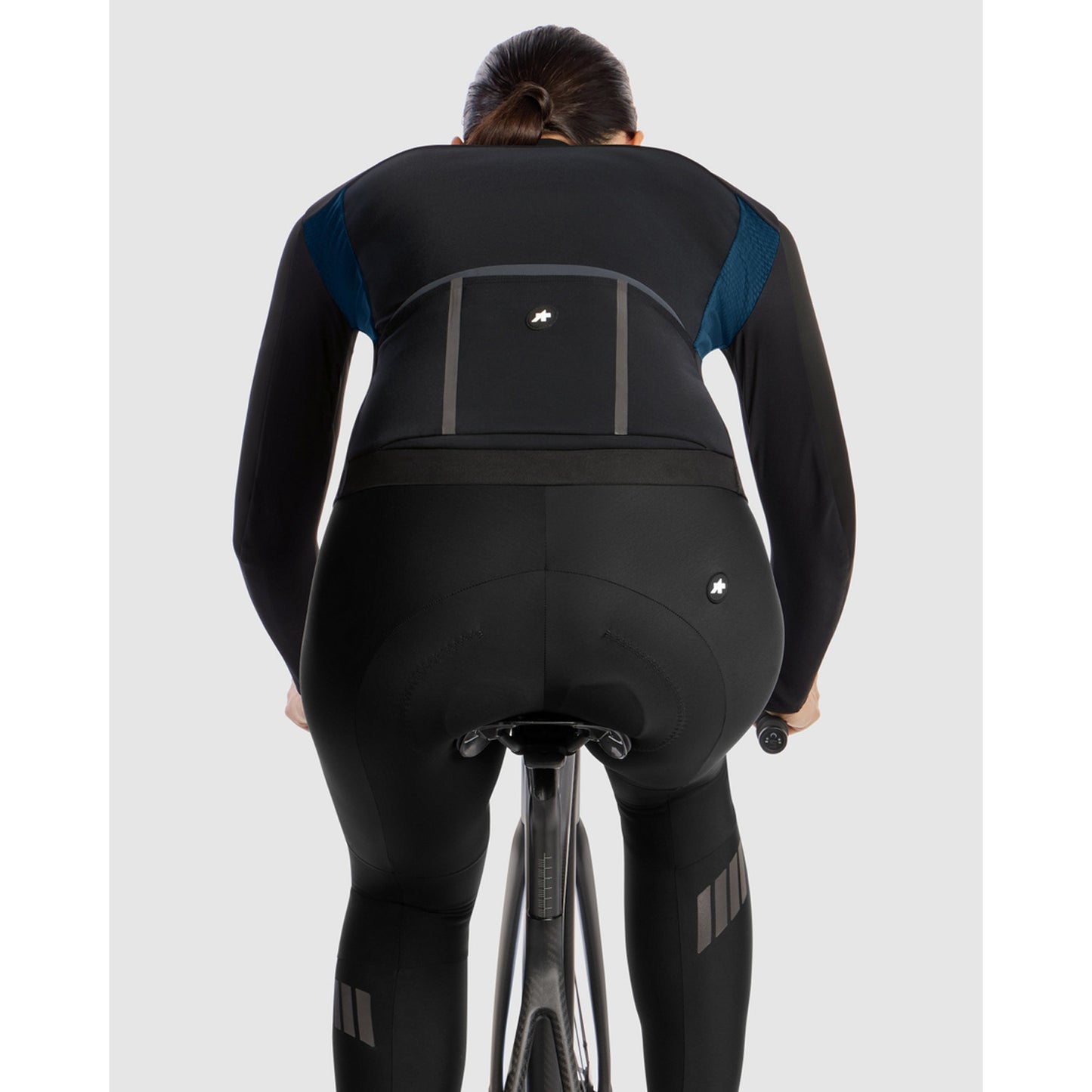 Casaco ASSOS DYORA R S11 para mulher Azul petróleo